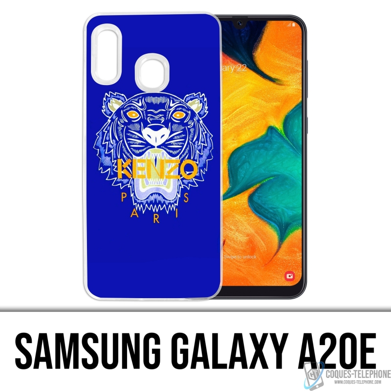 Custodia per Samsung Galaxy A20e - Kenzo Blue Tiger