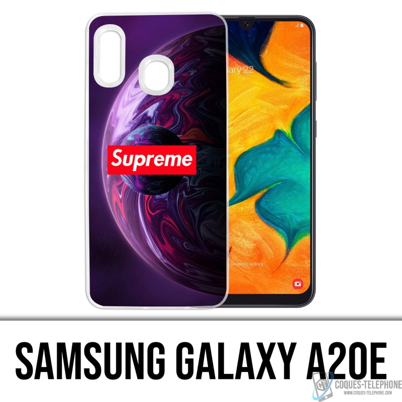 Samsung Galaxy A20e Case - Supreme Planet Lila