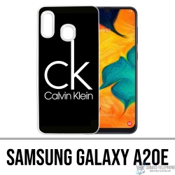 Custodia Samsung Galaxy A20e - Logo Calvin Klein Nera