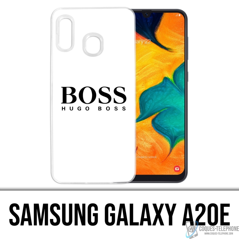 Custodia per Samsung Galaxy A20e - Hugo Boss bianca