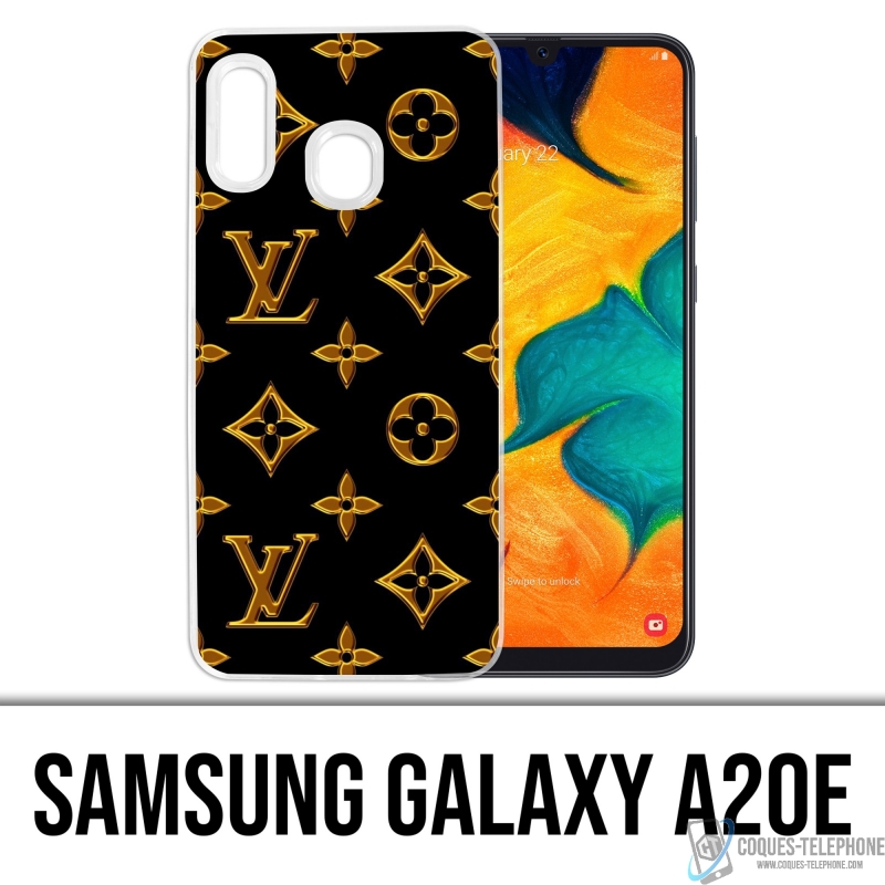 Case for Samsung Galaxy A20e - Louis Vuitton Gold