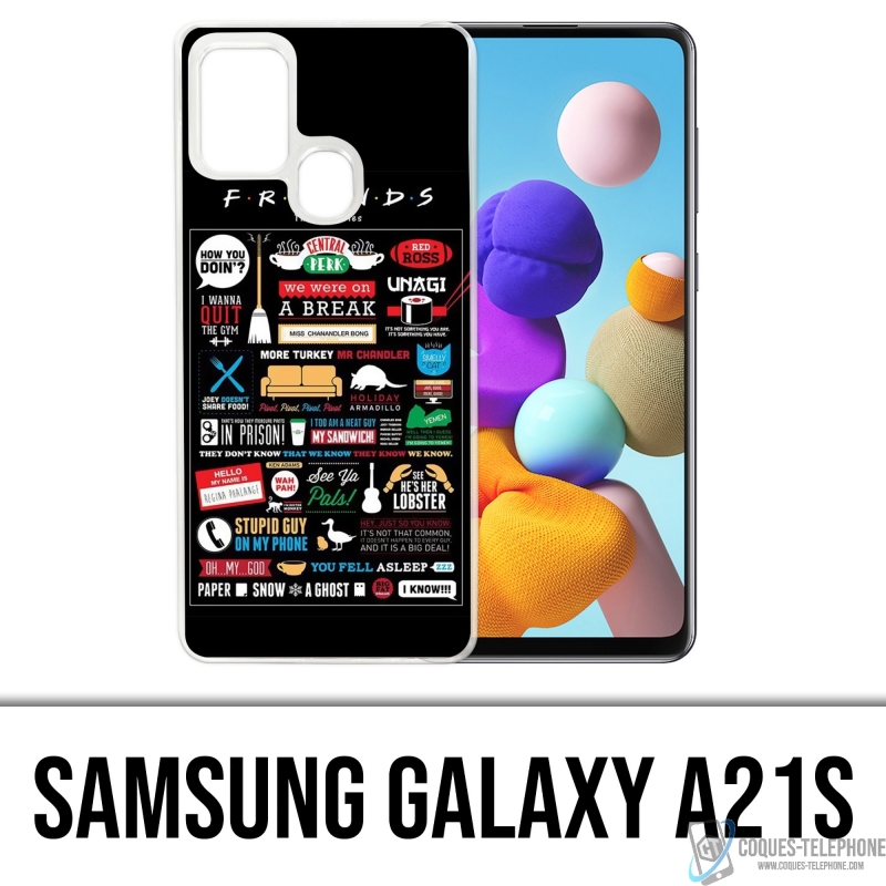 Coque Samsung Galaxy A21s - Friends Logo