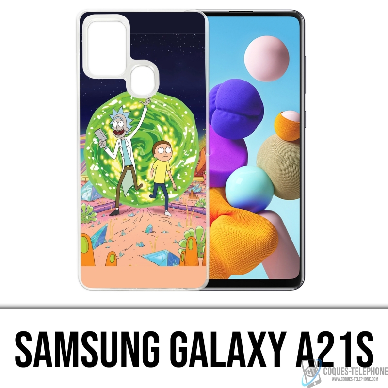 Samsung Galaxy A21s Case - Rick und Morty