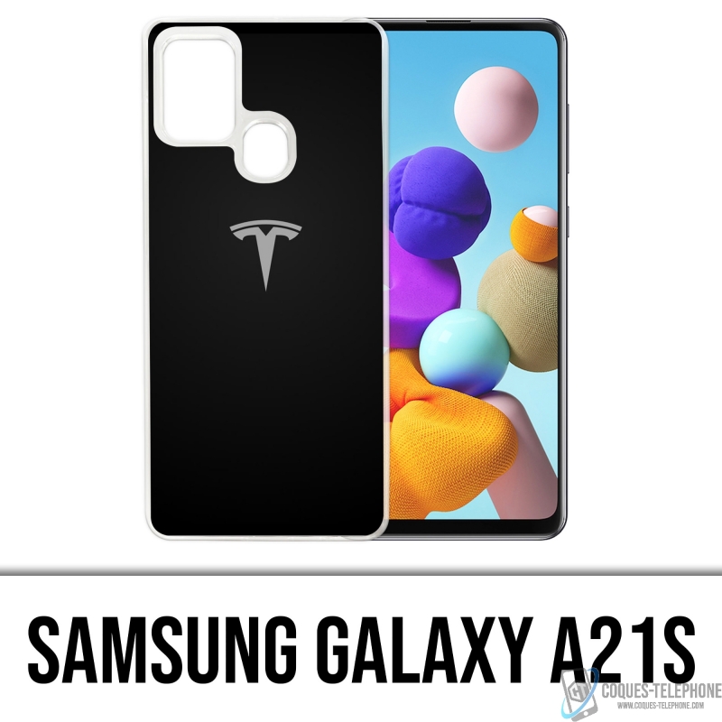 Coque Samsung Galaxy A21s - Tesla Logo