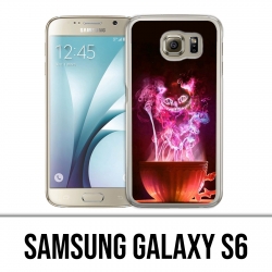 Coque Samsung Galaxy S6 - Chat Tasse Alice Au Pays Des Merveilles