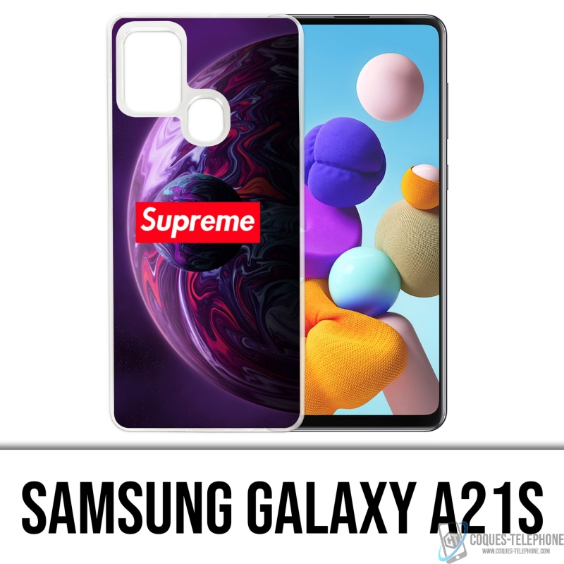 Coque Samsung Galaxy A21s - Supreme Planete Violet