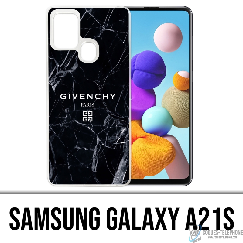 Samsung Galaxy A21s Case - Givenchy Schwarzer Marmor