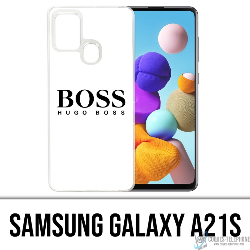 Custodia per Samsung Galaxy A21s - Hugo Boss bianca