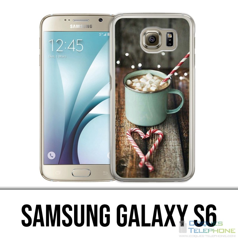 Carcasa Samsung Galaxy S6 - Malvavisco con chocolate caliente