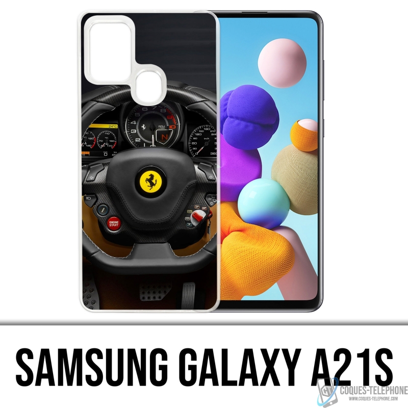 Funda Samsung Galaxy A21s - volante Ferrari