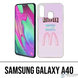 Coque Samsung Galaxy A40 - Netflix And Mcdo