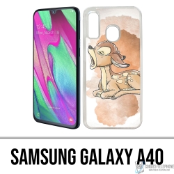 Coque Samsung Galaxy A40 - Disney Bambi Pastel