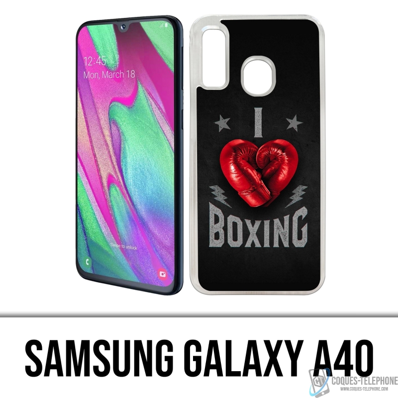 Cover Samsung Galaxy A40 - Amo la boxe