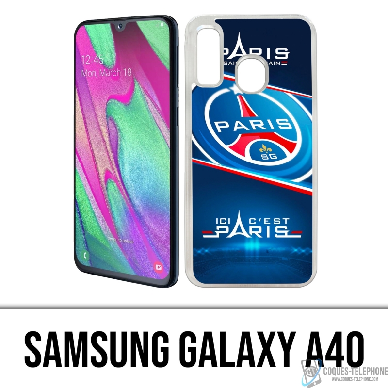 Cover Samsung Galaxy A40 - PSG Ici Cest Paris