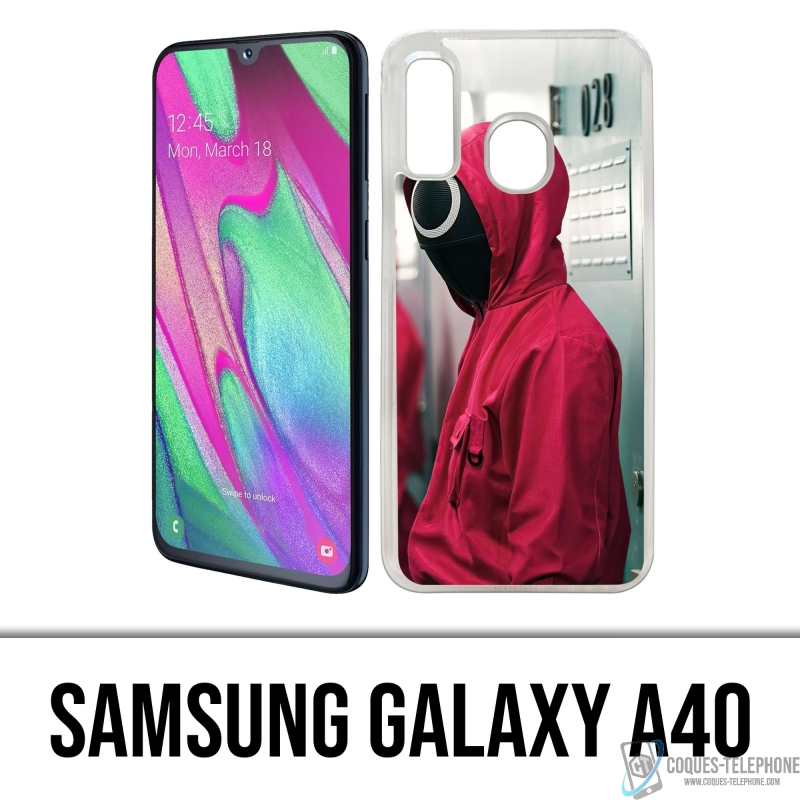 Coque Samsung Galaxy A40 - Squid Game Soldat Appel