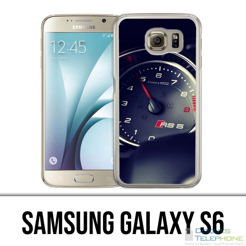 Coque Samsung Galaxy S6 - Compteur Audi Rs5