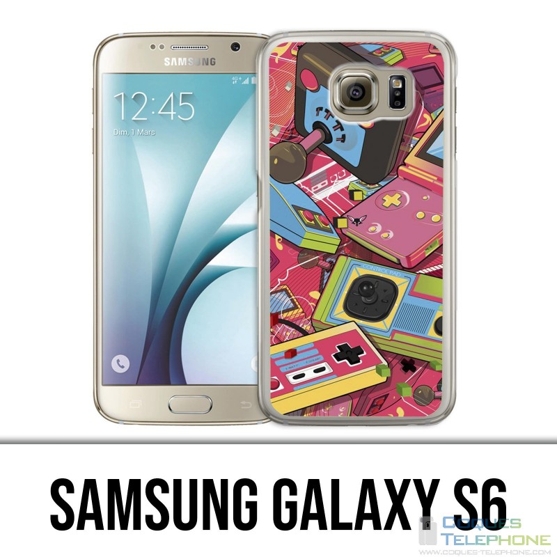 Funda Samsung Galaxy S6 - Consolas Retro Vintage