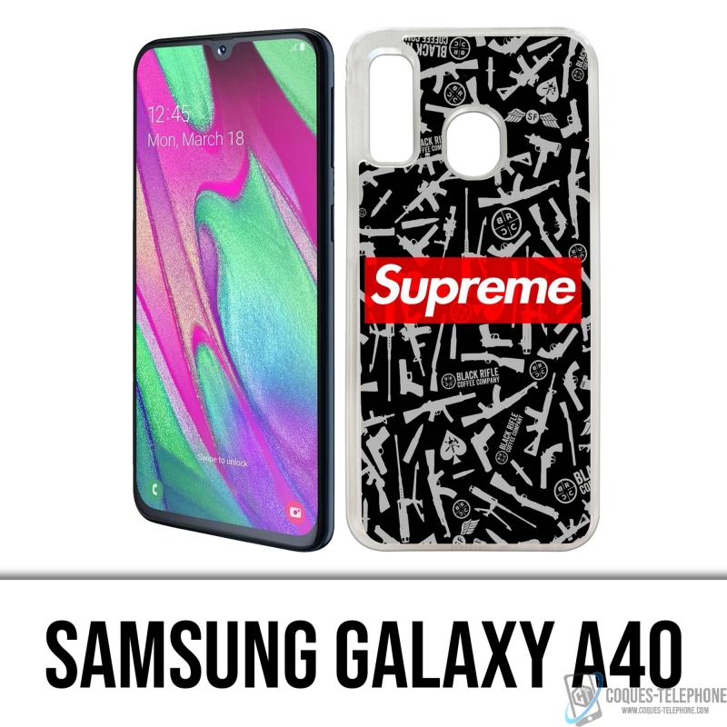 Custodia Samsung Galaxy A40 - Fucile nero supremo