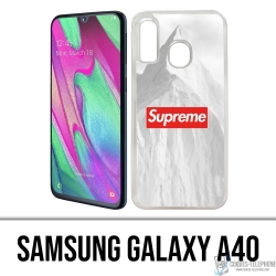 Funda Samsung Galaxy A40 - Montaña Blanca Suprema
