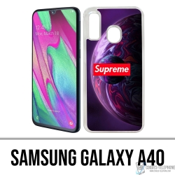Custodia Samsung Galaxy A40 - Viola Pianeta Supremo