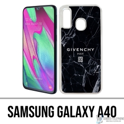 Samsung Galaxy A40 Case - Givenchy Schwarzer Marmor