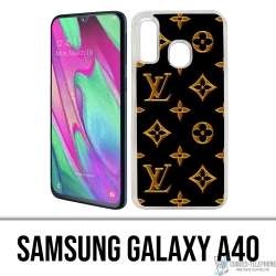 Funda Samsung Galaxy A40 - Louis Vuitton Gold