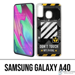 Funda Samsung Galaxy A40 - Blanco roto, incluye teléfono táctil