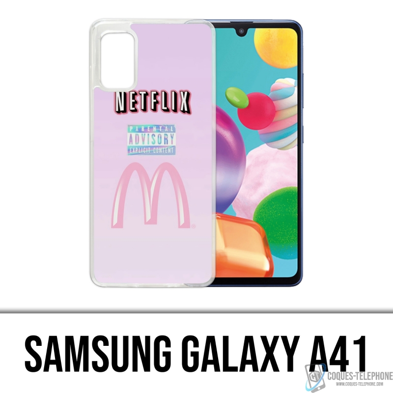 Custodia Samsung Galaxy A41 - Netflix e Mcdo