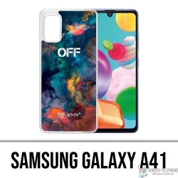 Coque Samsung Galaxy A41 - Off White Color Cloud