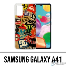 Custodia per Samsung Galaxy A41 - Logo Skate Vintage