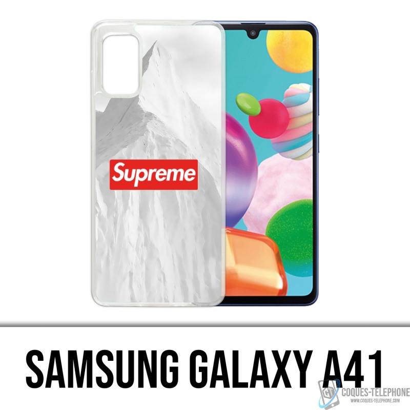 Custodia Samsung Galaxy A41 - Montagna Bianca Suprema