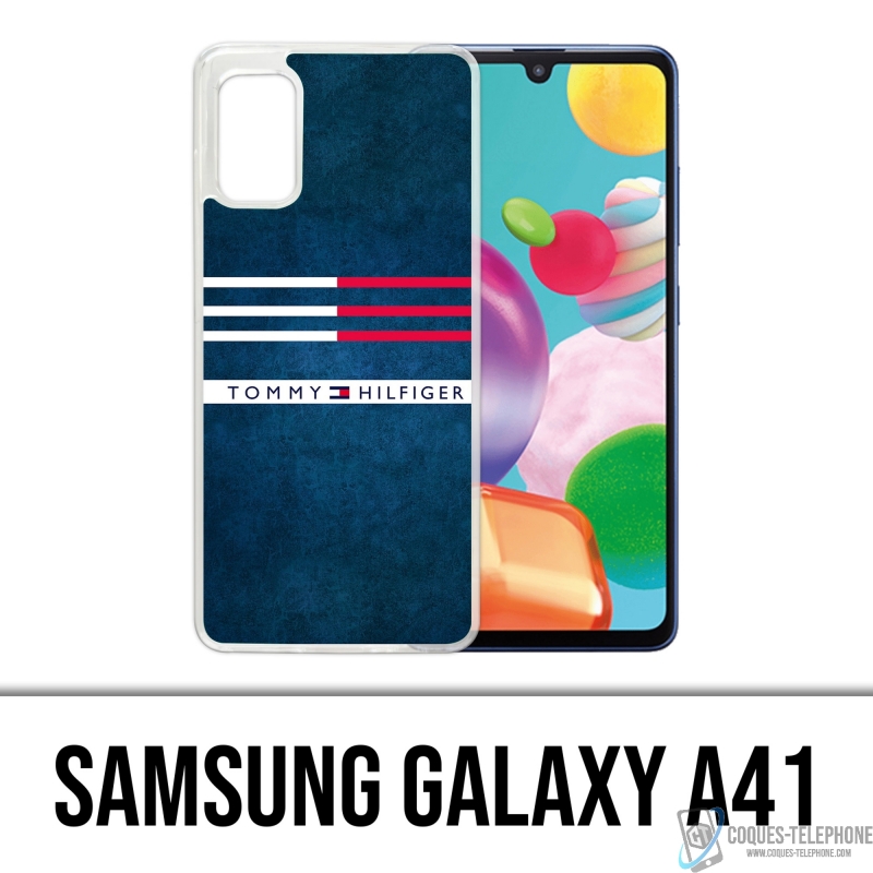 Coque Samsung Galaxy A41 - Tommy Hilfiger Bandes