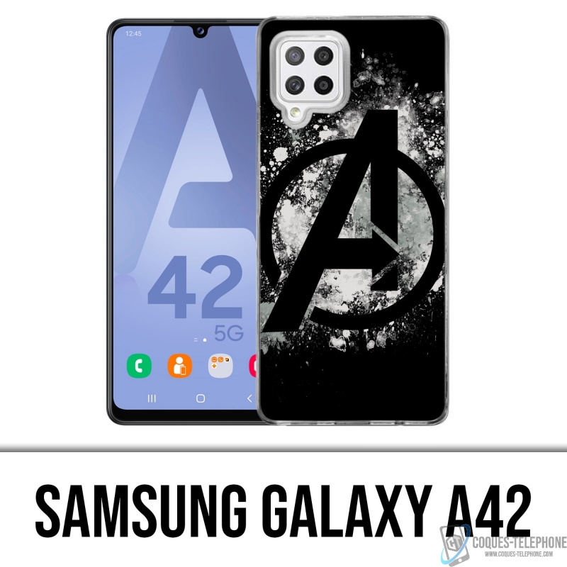 Cover Samsung Galaxy A42 - Logo Avengers Splash
