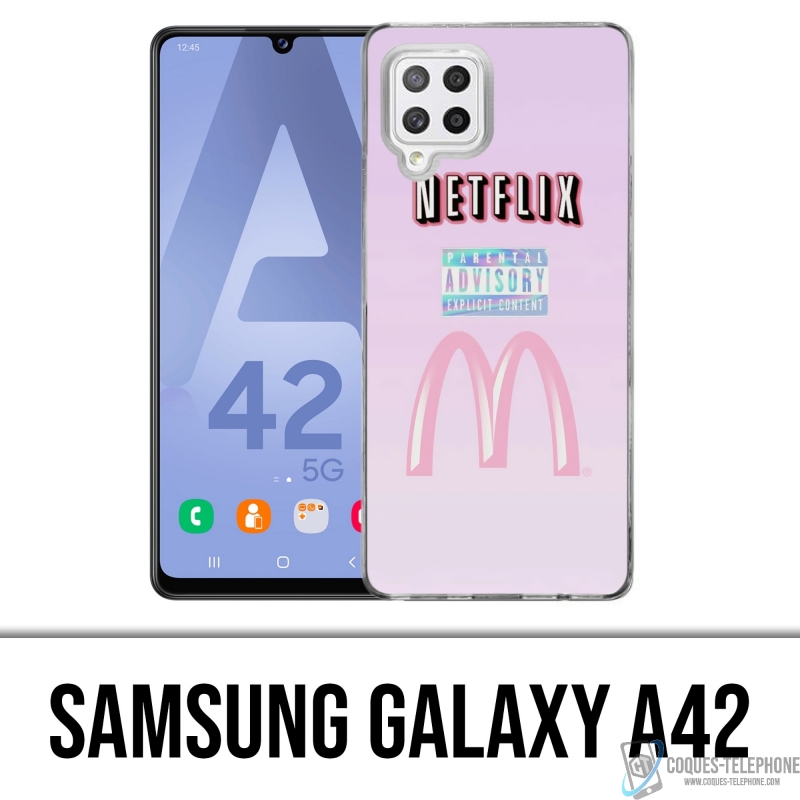 Samsung Galaxy A42 Case - Netflix und Mcdo