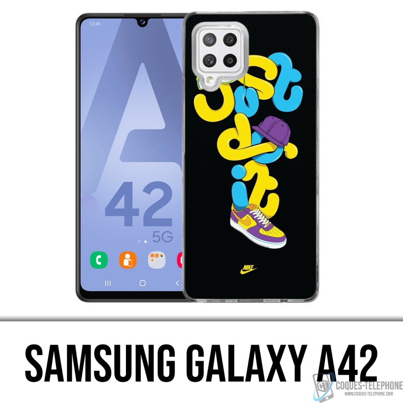 Custodia per Samsung Galaxy A42 - Nike Just Do It Worm