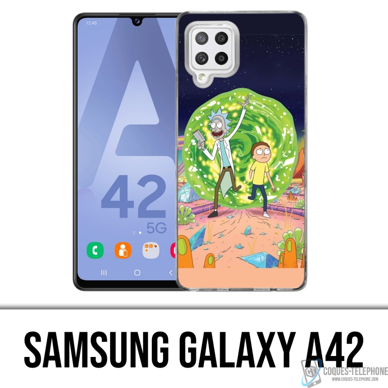 Funda Samsung Galaxy A42 - Rick y Morty