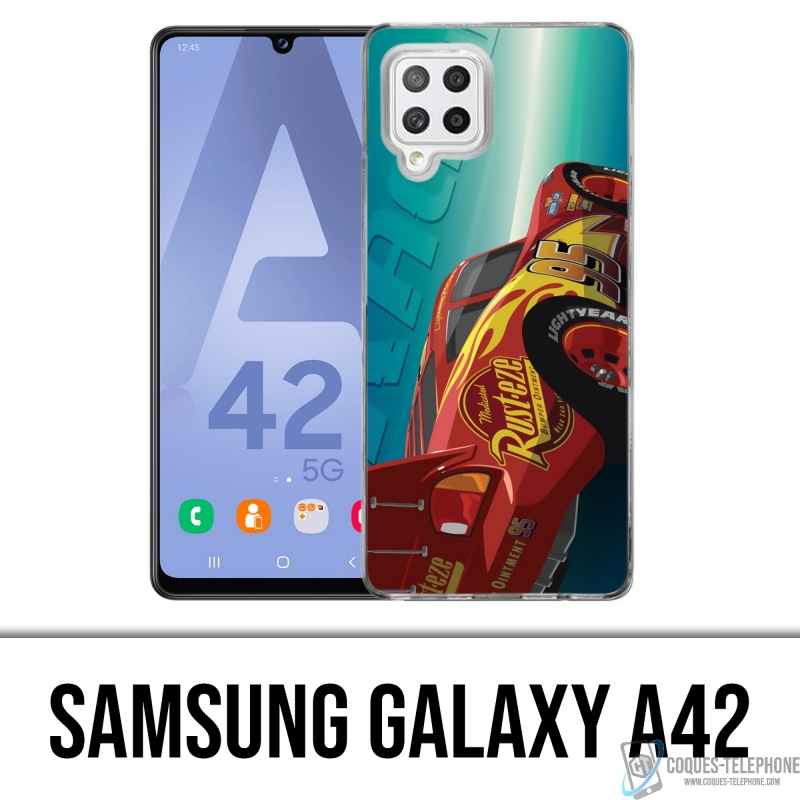 Coque Samsung Galaxy A42 - Disney Cars Vitesse