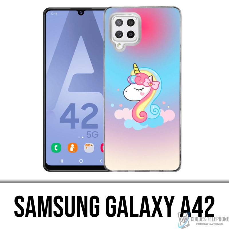 Funda Samsung Galaxy A42 - Unicornio en la nube