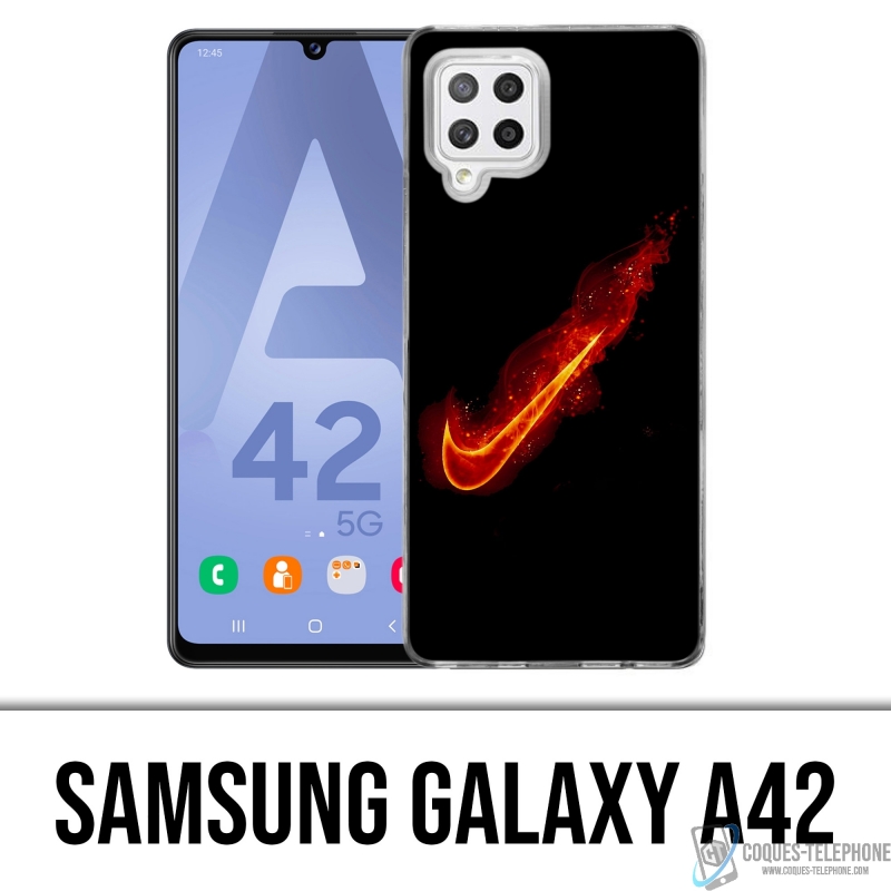 Coque Samsung Galaxy A42 - Nike Feu