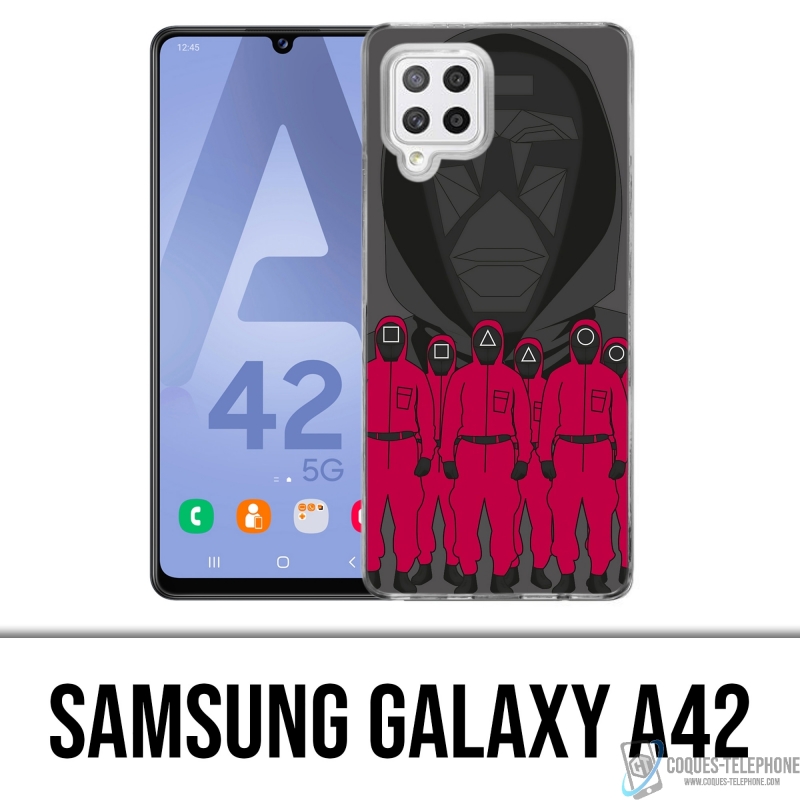 Funda Samsung Galaxy A42 - Squid Game Cartoon Agent