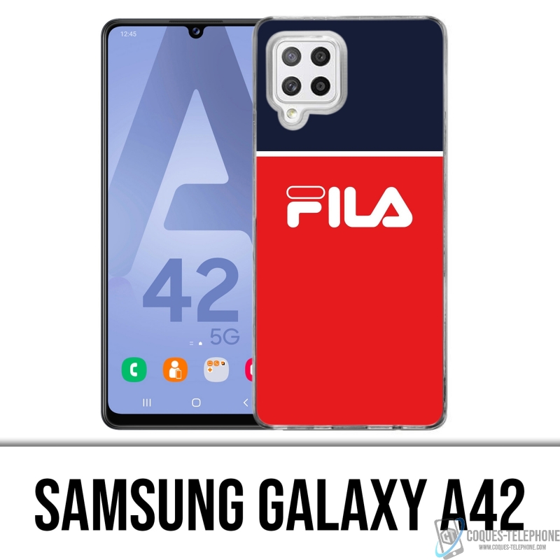 Funda Samsung Galaxy A42 - Fila Azul Rojo