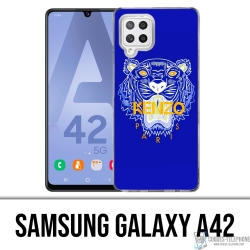 Custodia per Samsung Galaxy A42 - Kenzo Blue Tiger