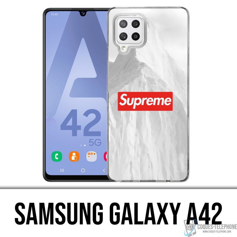 Custodia Samsung Galaxy A42 - Montagna Bianca Suprema