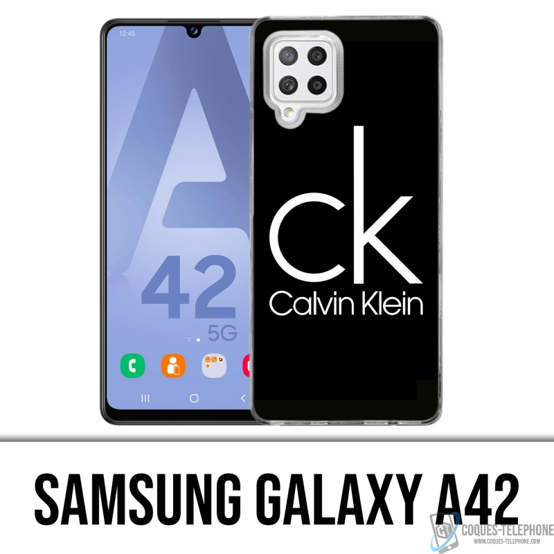 Funda Samsung Galaxy A42 - Calvin Klein Logo Negro