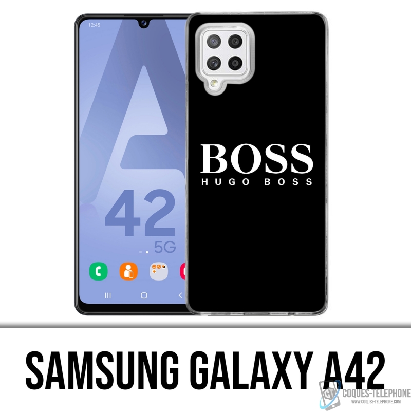 Coque Samsung Galaxy A42 - Hugo Boss Noir