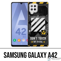 Coque Samsung Galaxy A42 - Off White Dont Touch Phone