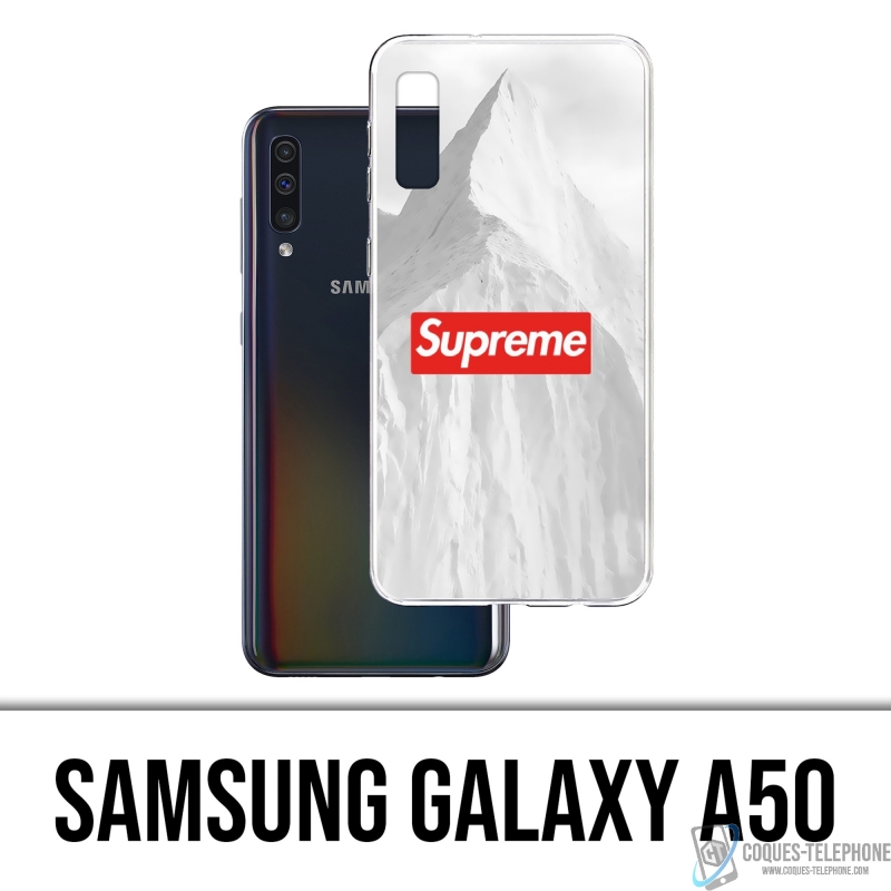 Coque Samsung Galaxy A50 - Supreme Montagne Blanche