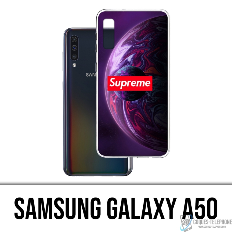 Samsung Galaxy A50 Case - Supreme Planet Lila