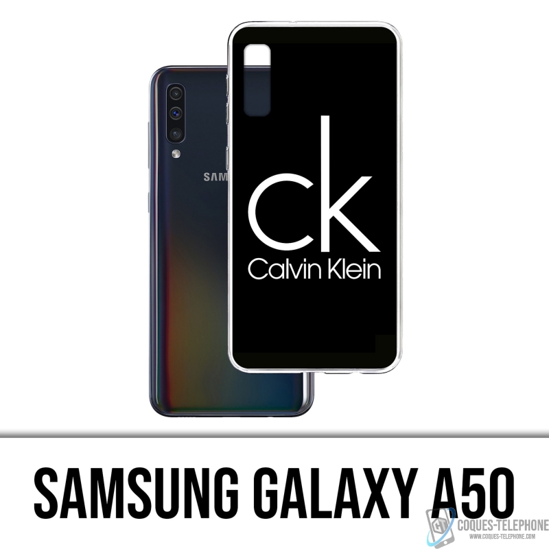 Coque Samsung Galaxy A50 - Calvin Klein Logo Noir