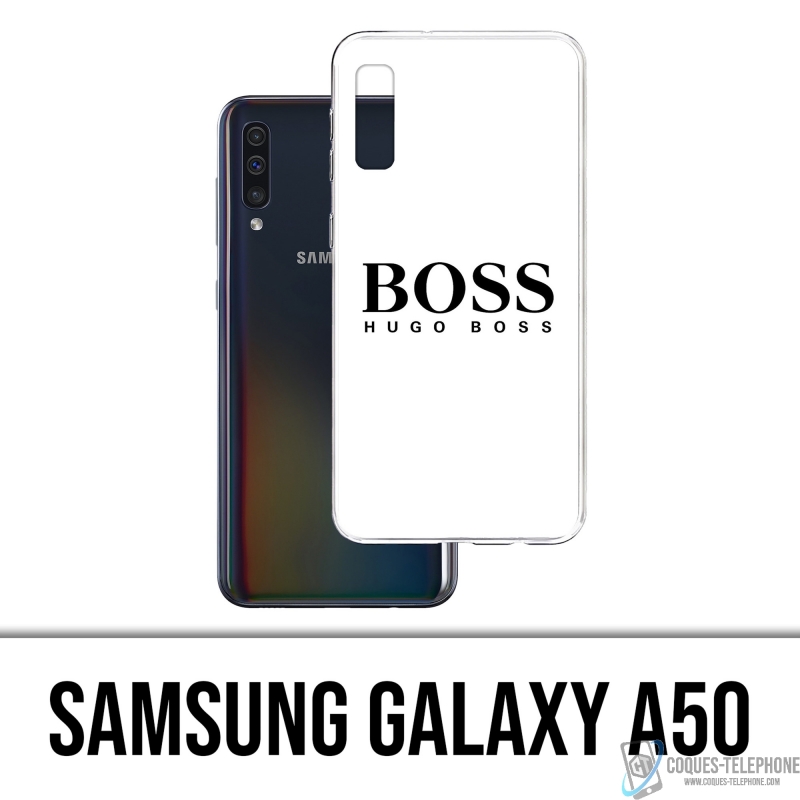 Custodia per Samsung Galaxy A50 - Hugo Boss bianca
